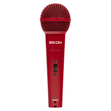 Eikon DM800RD Professional Vocal Microphone with Dynamic Capsule (Red)