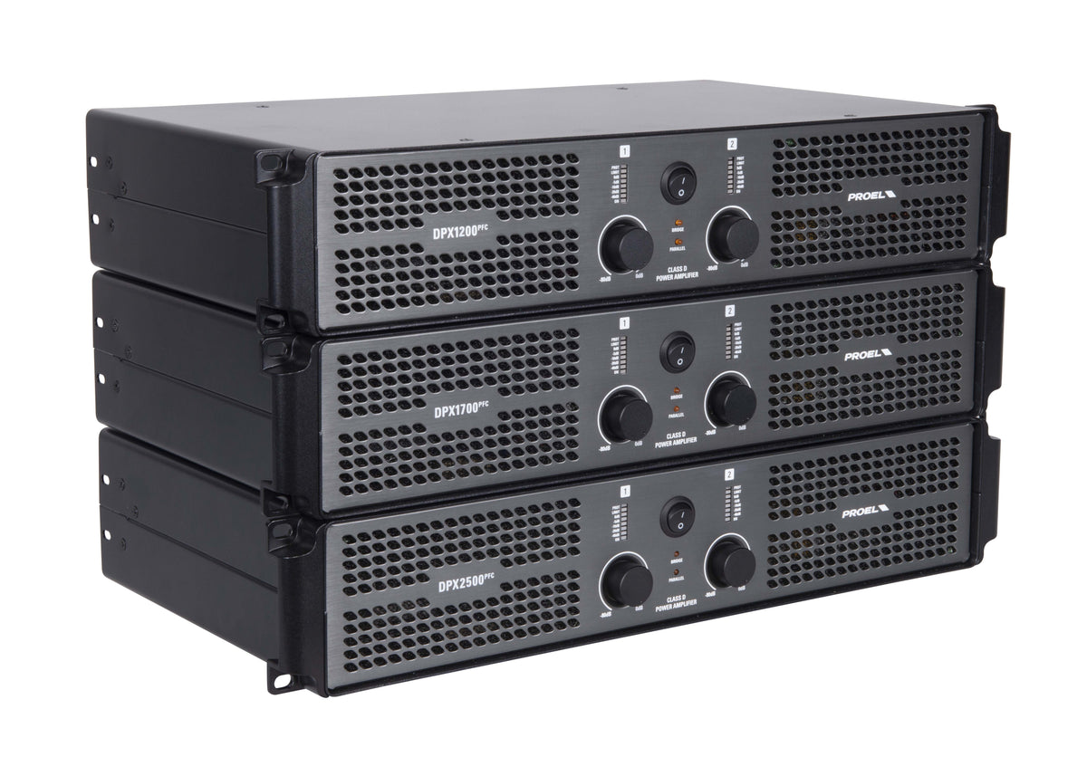 Proel DPX1700PFC Class D Power Amplifier with SMPS and PFC
