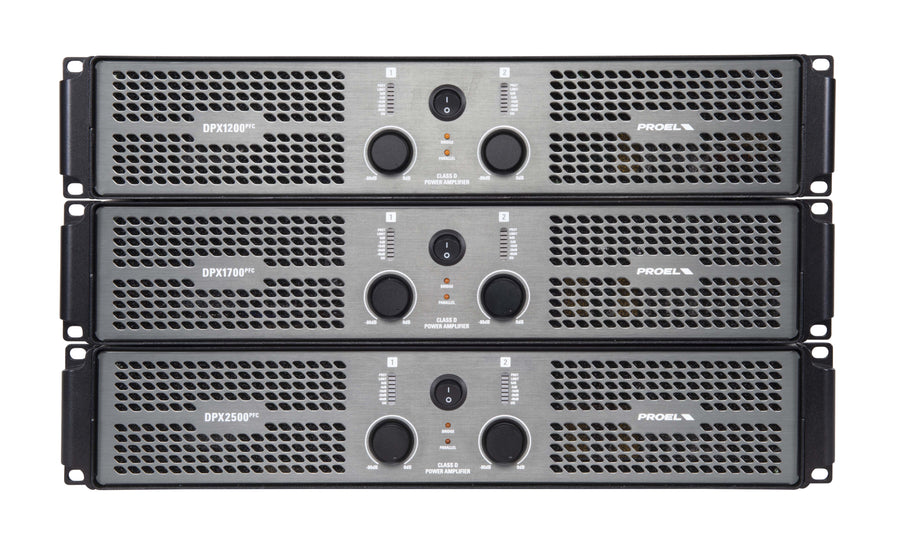 Proel DPX1700PFC Class D Power Amplifier with SMPS and PFC
