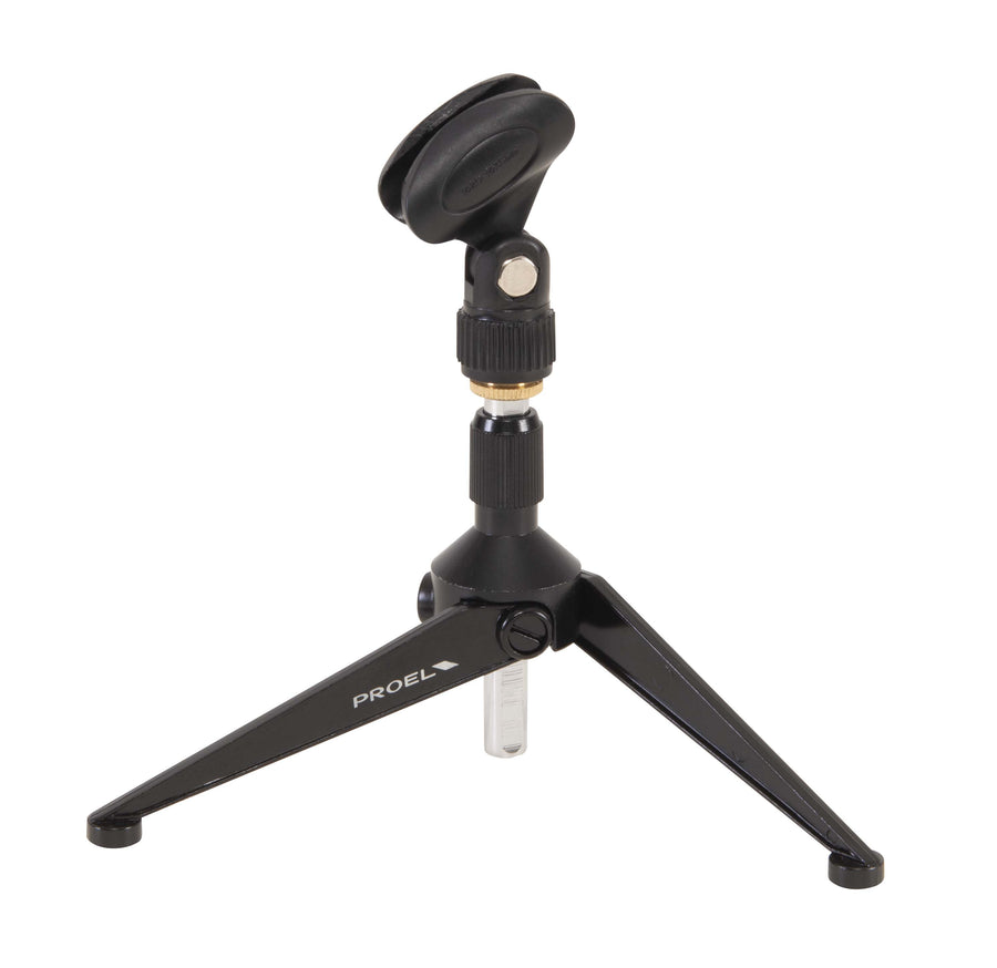 Proel DST60TL Desktop microphone stand with metal base