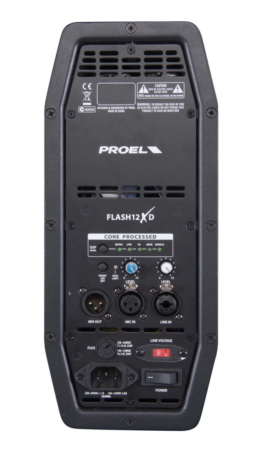 Proel FLASH8XD FLASH Series Active Processed 2-way 8" Loudspeaker System