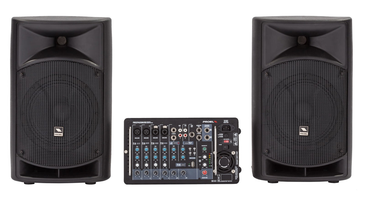 Proel FREEPASS8USB FREE Series All-In-One Portable Sound System