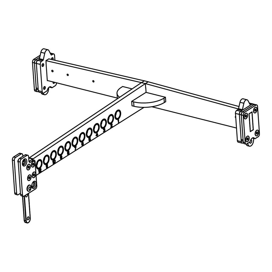 Axiom KPTAX2065 Flybar for 4 x Axiom AX2065 Series Vertical Array Elements (Black)