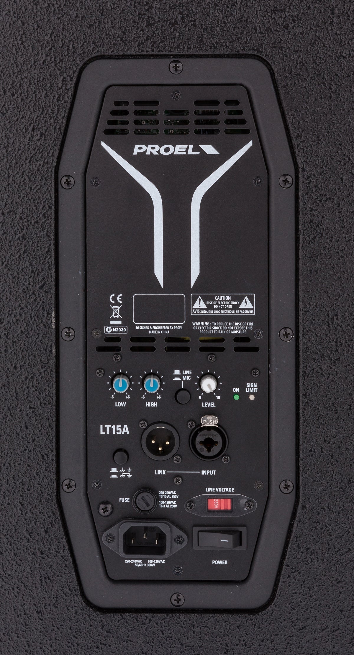 Proel LT15A LITE Series Active 2-Way 15" Loudspeaker System