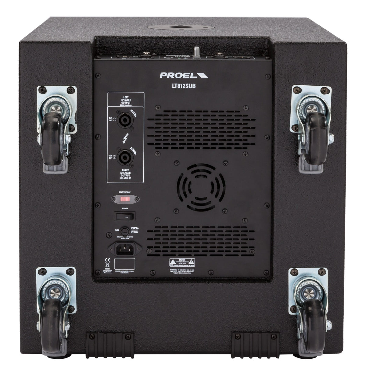 Proel LT812A LITE Series Active 2 x 8" Satellite and 12" Subwoofer System