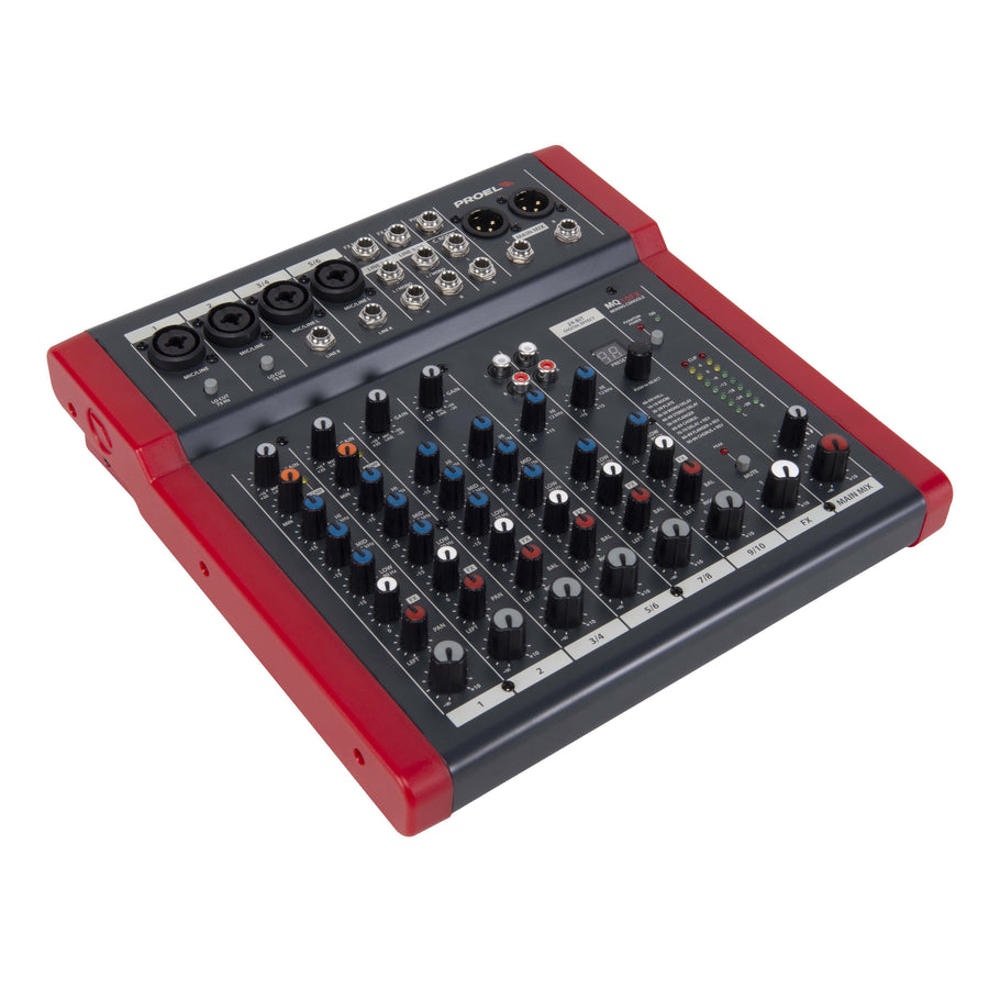 Proel MQ10FX MQ Series 10-Channel Compact Mixer with FX