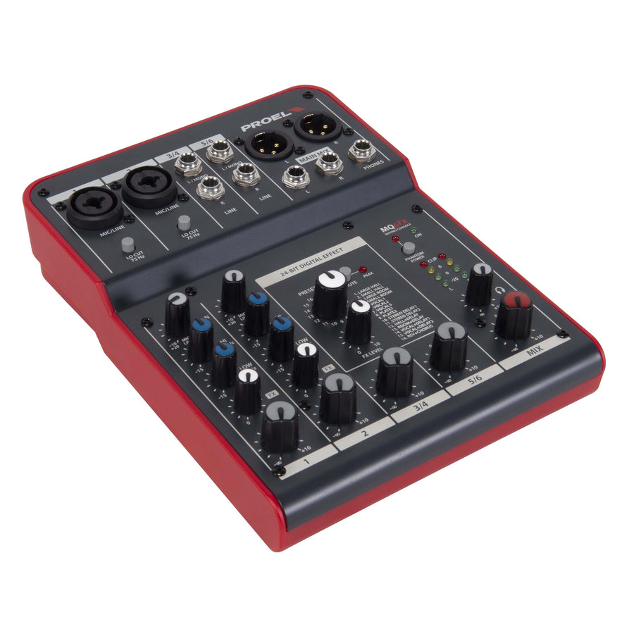 Proel MQ6FX Compact 6-channel Mixer with FX