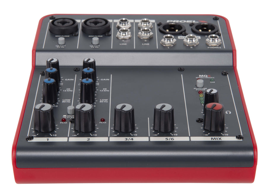 Proel MQ6 Compact 6-channel Mixer