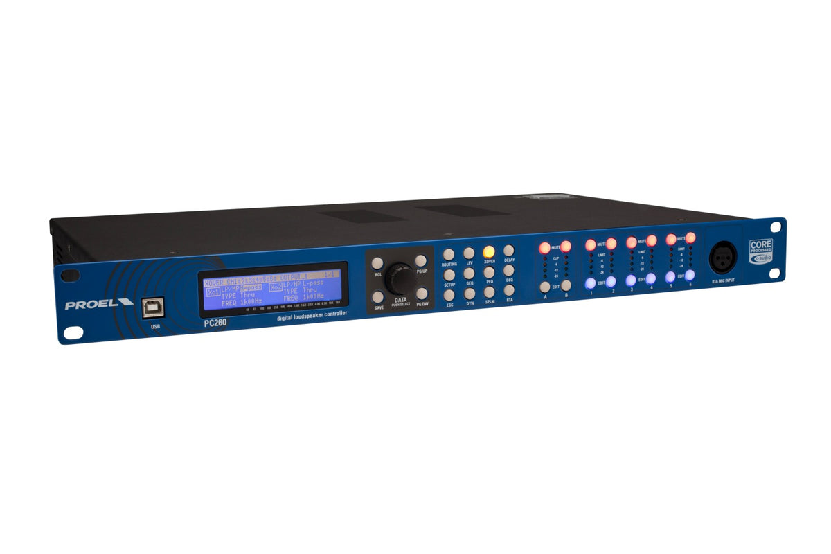 Axiom PC260 2-In/6-Out Digital Loudspeaker Controller