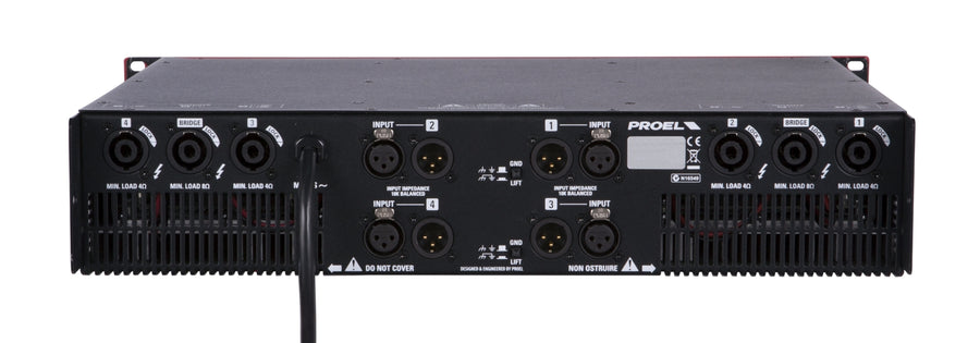 Axiom QC4.4 4-Channel DSP Amplifier