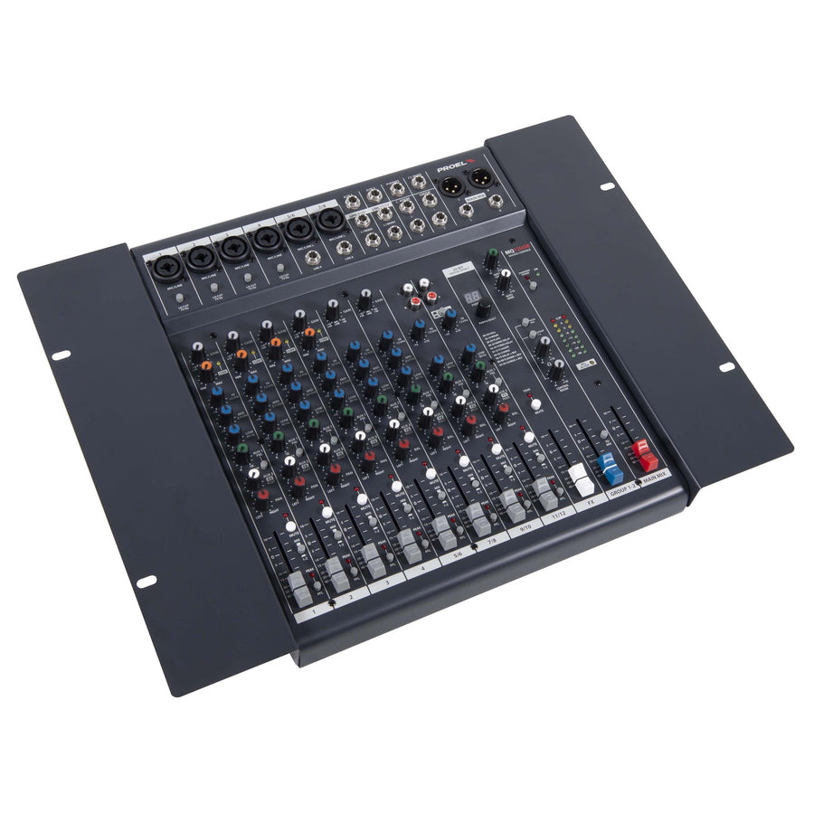 Proel RACKMQ12USB MQ Series Rack Adapters for MQ12USB Compact Mixer