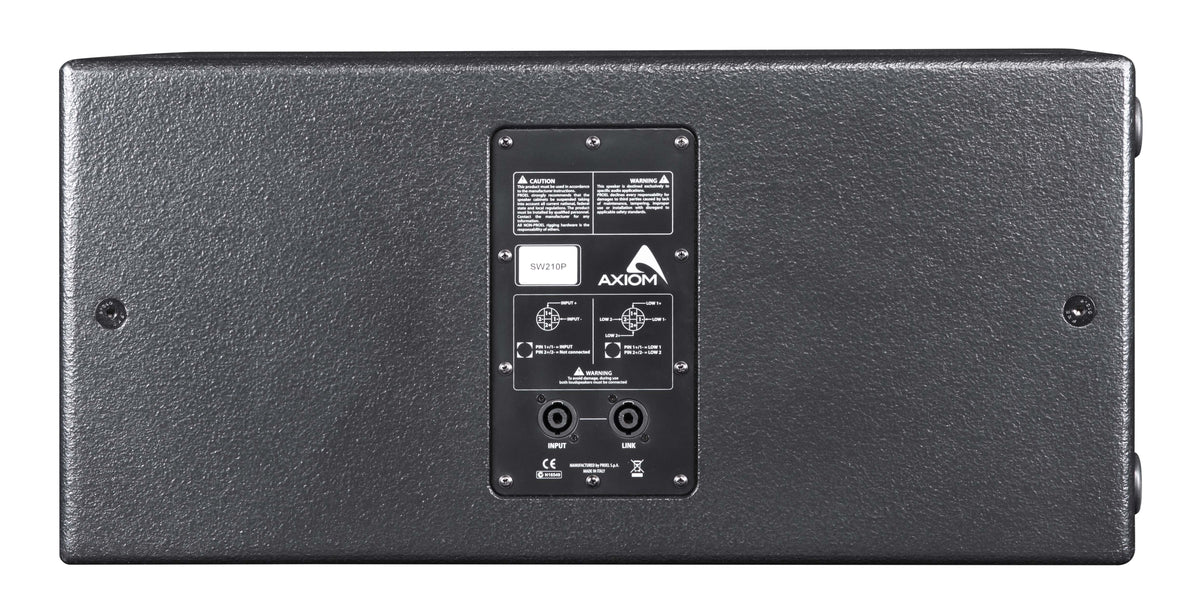 Axiom SW210P Dual 10" Passive, Direct Radiating Subwoofer – view 2