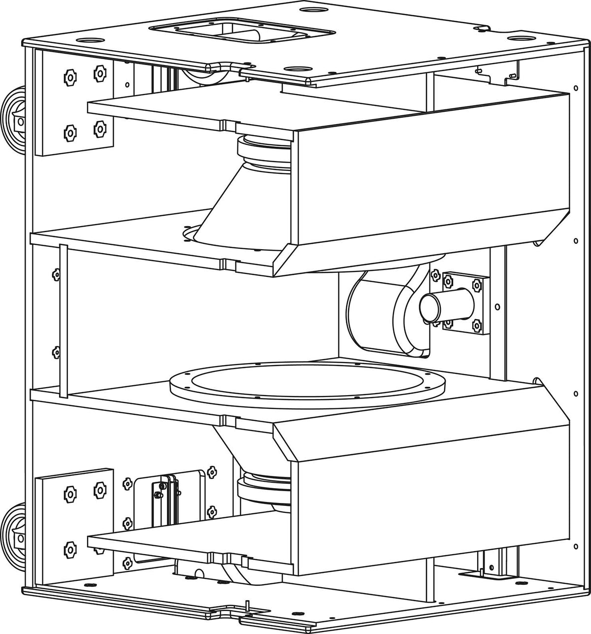 Axiom SW215A Dual 15" (380mm), Very High Output, Manifolded Band Pass, Powered, CORE Processed, Subwoofer System