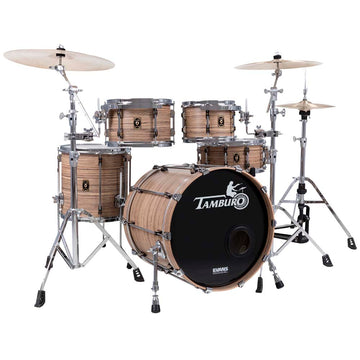 Tamburo UNIKA Series (4-piece wood shell pack with Snare Drum and 18