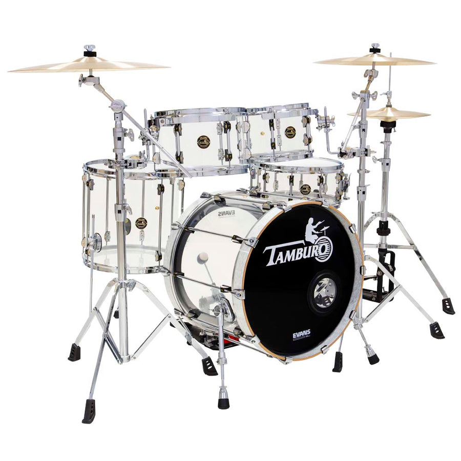 Tamburo VOLUME Series (5-piece seamless-acrylic shell pack with Snare Drum and 20