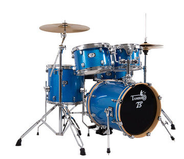 Tamburo T5 Series Complete Drum Set with Hardware Included (5-piece shell pack with Snare Drum and 18