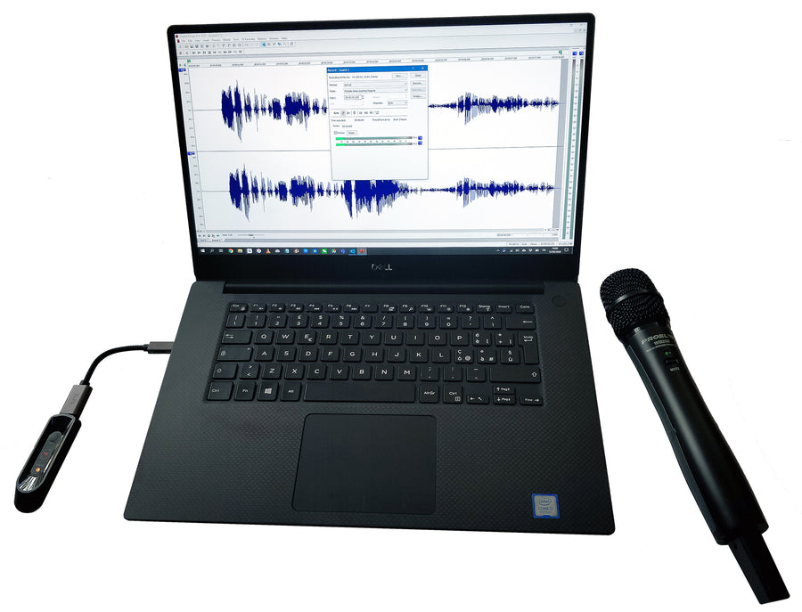 Proel U24B 2.4GHz USB Wireless Bodypack Microphone System