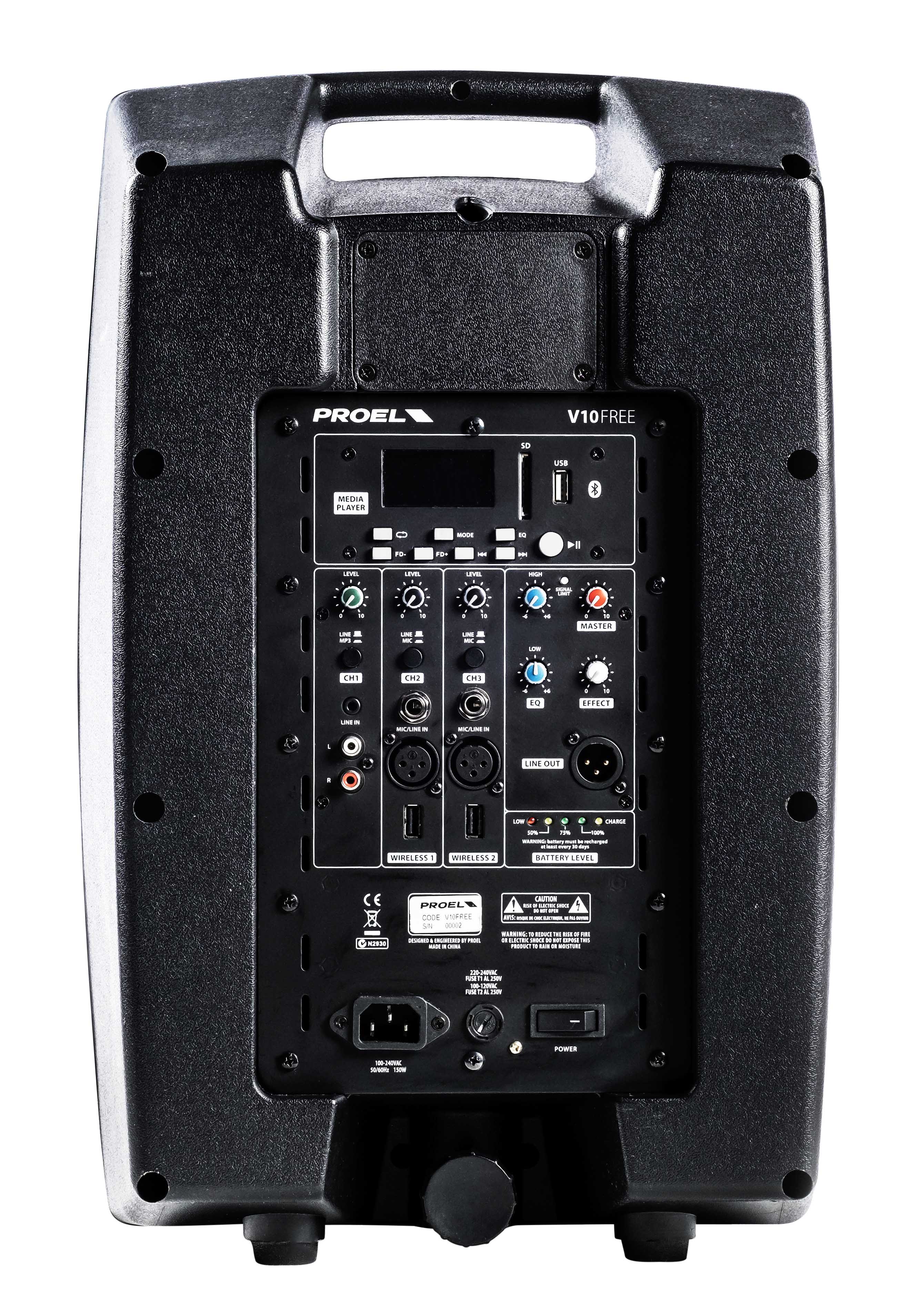 V10FREE V-FREE Portable Battery-Powered 10
