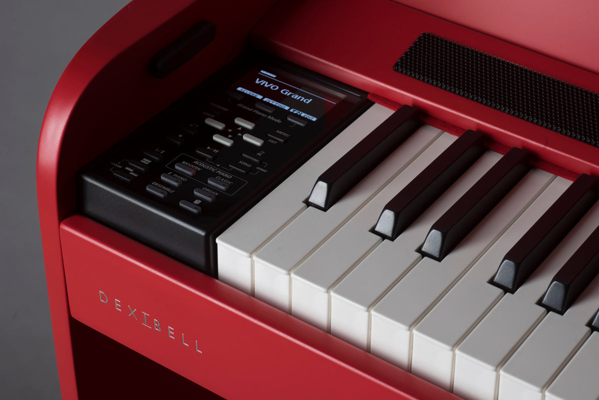 Dexibell VIVOH7PRDM VIVO H7 Digital Upright Piano in Matte Red