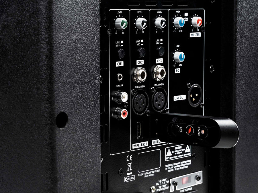 Proel V12WAVE V-WAVE Series Bi-Amplified 2-Way 12