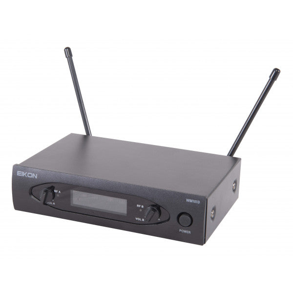 Eikon WM101DHV2 Dual Channel UHF Wireless Belt-Pack Microphone System