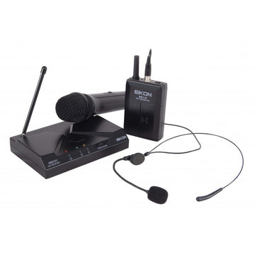 Eikon WM101KITV2 UHF Wireless Handheld/Belt-Pack Microphone System