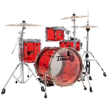 Tamburo TB VL416WR VOLUME Series (4-piece seamless-acrylic shell pack with Snare Drum and 16