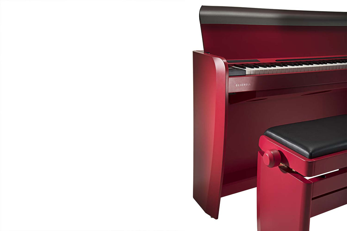 Dexibell VIVOH7RDP VIVO H7 Digital Upright Piano in Polished Red