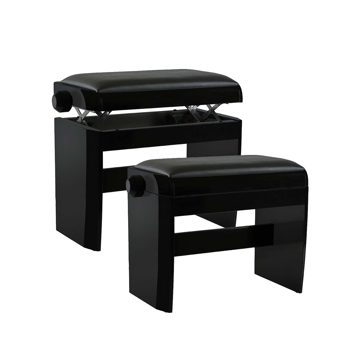 Dexibell BENCHBKM Adjustable Piano Bench in Matte Black